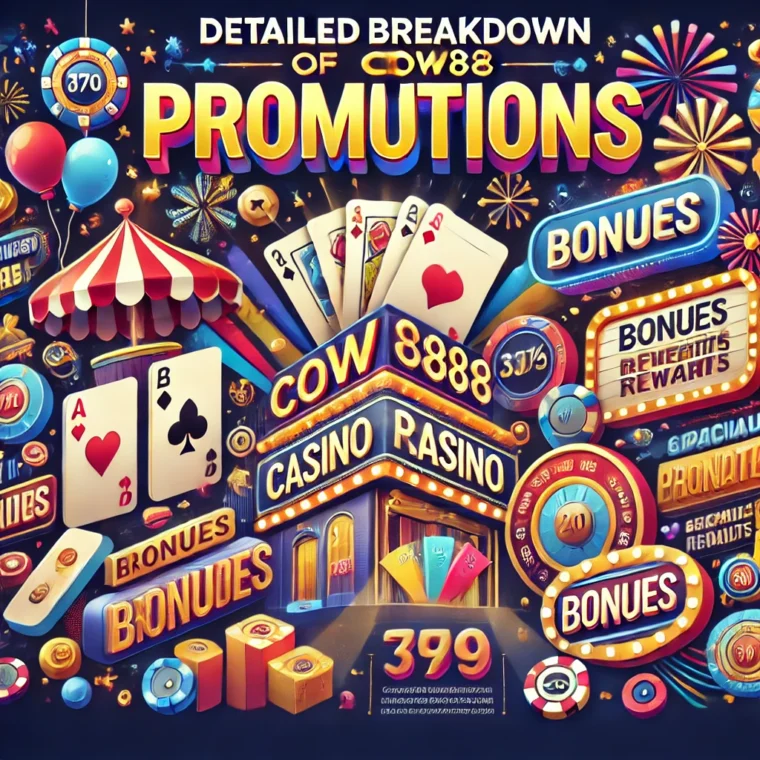 COW88 Casino Promotions - Detailed Breakdown